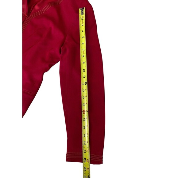 Vintage 80s Ann Taylor Silk Jacket Blazer Size 6 Red Lined Office Preppy - Picture 13 of 14